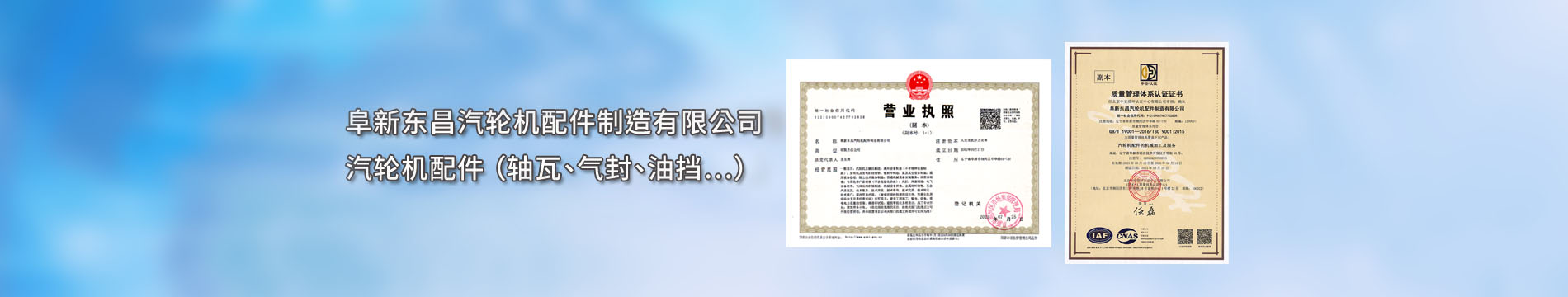 阜新東昌汽輪機配件制造有限公司